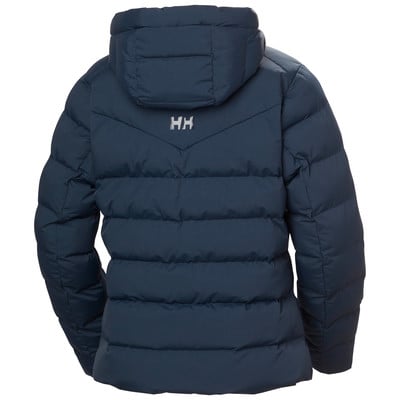 Sötétkék, kapucnis, HH logós, steppelt dzseki hátulról. Sötétkék, kapucnis, HH logós, steppelt dzseki hátulról.