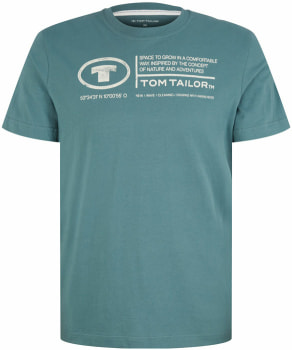 Tom Tailor Printed Crewneck férfi póló