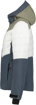 Herren-Winterjacke mit Kapuze in mehrfarbigem Design. Herren-Winterjacke mit Kapuze in mehrfarbigem Design.