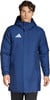 Herren dunkelblaue Steppjacke mit Kapuze und Adidas-Logo.