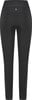 Schwarze Damenleggings mit weißem Logo am hinteren Bund.