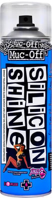Muc-Off Silicon Shine Spray für Glanz und Pflege von Fahrradteilen.