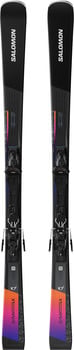 Salomon S/MAX X7 Ski mit Bindung, schwarz mit Farbverlauf.