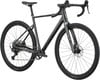 Graues Scott Gravelbike mit schwarzen Rädern und Lenker.