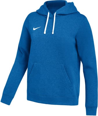 Eine blaue Herren Kapuzenpullover mit weißer Kordel und Nike Logo. Eine blaue Herren Kapuzenpullover mit weißer Kordel und Nike Logo.