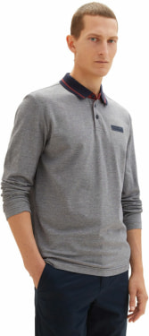 TOM TAILOR Basic Polo férfi póló hosszú ujjú