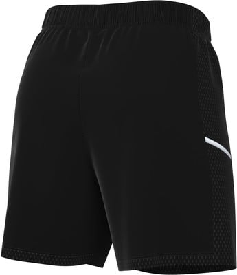Schwarze Sporthose mit elastischem Bund und seitlichen Mesh-Details. Schwarze Sporthose mit elastischem Bund und seitlichen Mesh-Details.