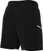 Schwarze Sporthose mit elastischem Bund und seitlichen Mesh-Details.