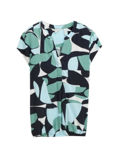 TOM TAILOR Blouse Printed Női rövid ujjú blúz