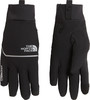 Schwarze The North Face Handschuhe mit Reflektoren und Windwall-Technologie.