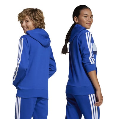 adidas J 3S TIB FL HD Gyerek kapucnis pulóver adidas J 3S TIB FL HD Gyerek kapucnis pulóver