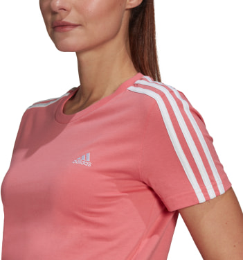 Loungewear Essentials Slim 3-Streifen T-Shirt