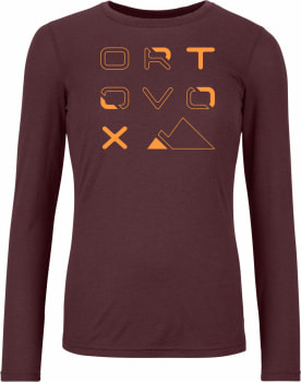 Ortovox 185 Merino Brand Outline Langarmshirt