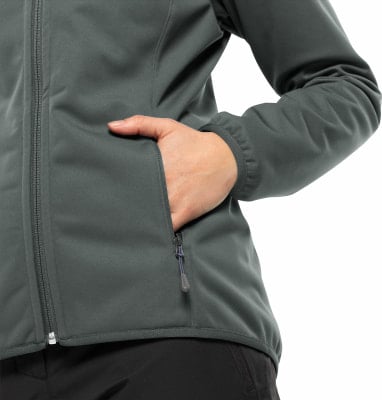 Jack Wolfskin Windhain Softshelljacke mit Kapuze