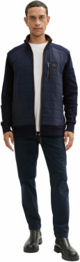 TOM TAILOR Hybrid Sweat Jkt pulóver