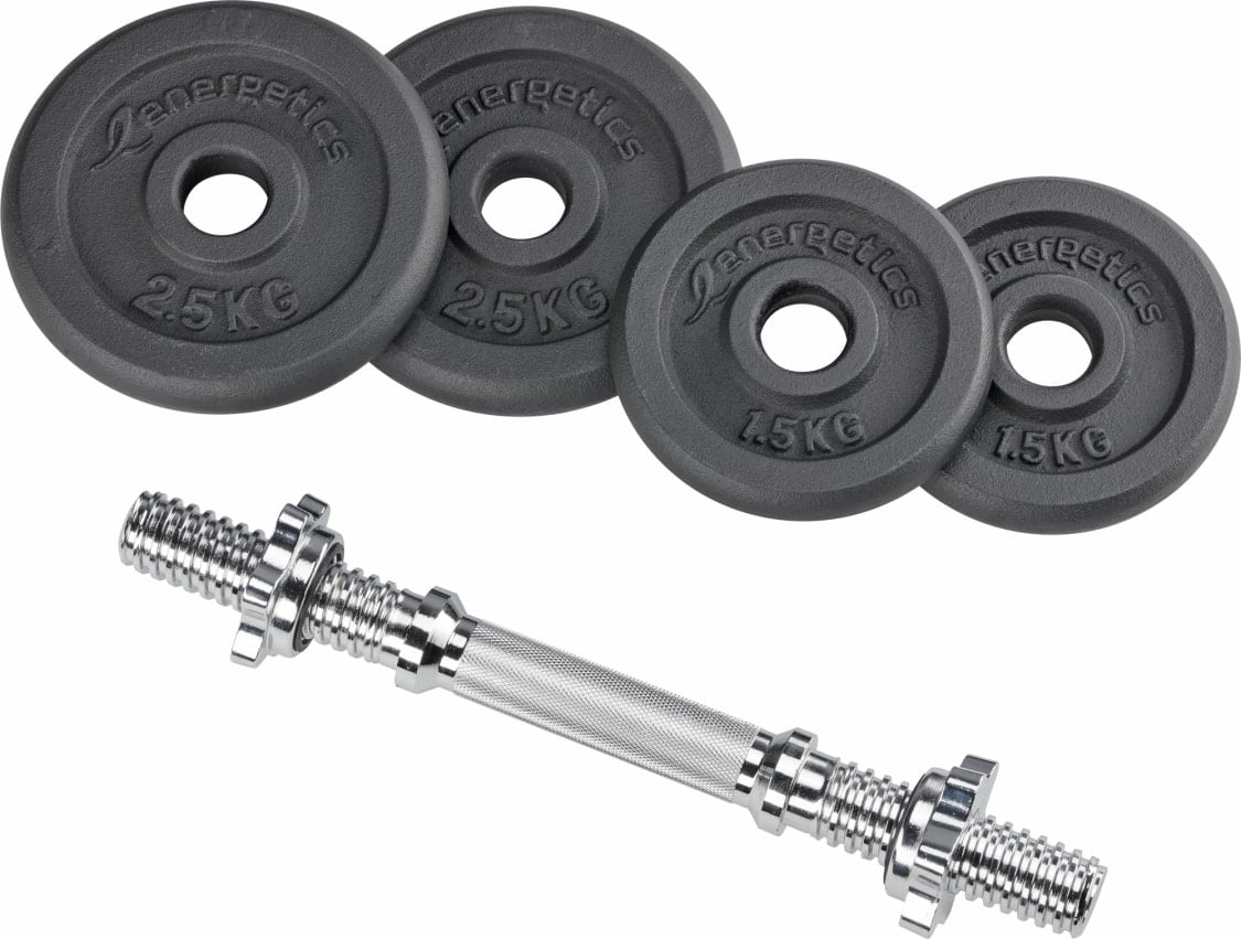 Sport-Tec Kurzhantelstange Standard | Verchromt 3x35cm Für Krafttraining