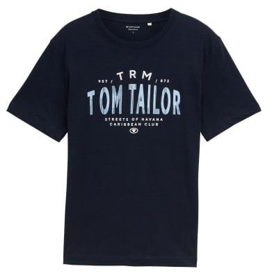 Tom Tailor Printed Slub férfi póló