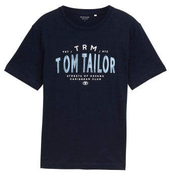 Tom Tailor Printed Slub férfi póló