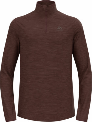 Odlo Millennium Element langarm Laufshirt mit Halfzip