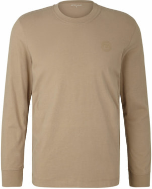 TOM TAILOR LS W.Chest Print férfi póló