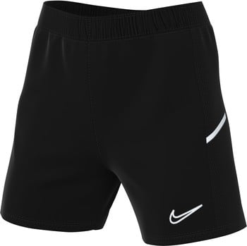 Schwarze Nike-Shorts für Herren mit weißem Logo und Streifen an der Seite.
