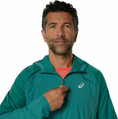 Asics Road Windjacke mit Kapuze