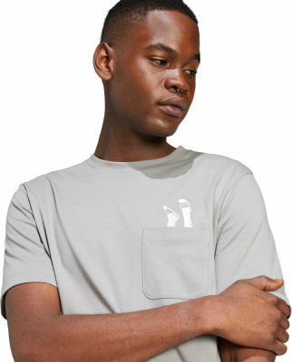 adidas Lounge Slides Graphic Pocket T-Shirt