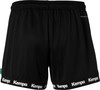 Schwarze Shorts mit Kempa-Logo und 2nd Dry Technologie.