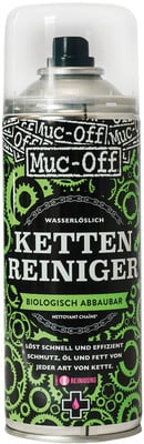 Muc-Off Kettenspray, biologisch abbaubar und wasserlöslich. Muc-Off Kettenspray, biologisch abbaubar und wasserlöslich.