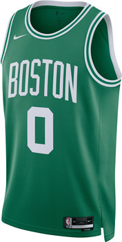 Grünes Boston Celtics Trikot mit der Nummer 0 und dem Schriftzug Boston.