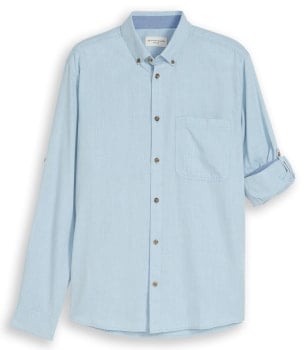 Tom Tailor Structured Shirt férfi hosszú ujjú ing