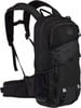 Schwarzer Rucksack mit Kohla-Logo und Gurten für Outdoor-Aktivitäten.