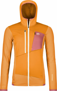 Ortovox Fleece Grid Fleecejacke mit Kapuze
