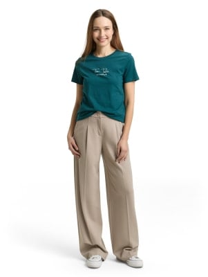 Tom Tailor Crew Neck Logo női póló