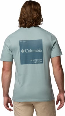 Columbia CSC Logo Back Tee T-Shirt kurzarm 100%org.BW