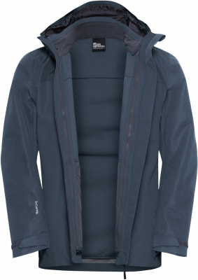 Jack Wolfskin Taubenberg 3in1 Funktionsjacke mit Kapuze