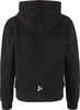 Schwarzer Herren-Hoodie mit Logo im unteren Rückenbereich.