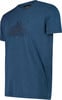 Blaues CMP T-Shirt mit kurzem Ärmel und Bergmotiv.