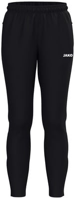 Schwarze Sporthose mit JAKO-Logo auf dem linken Bein. Schwarze Sporthose mit JAKO-Logo auf dem linken Bein.