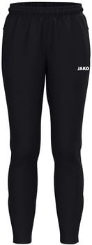 Schwarze Sporthose mit JAKO-Logo auf dem linken Bein.