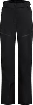 Schwarze Skihose mit modernem Design und praktischen Taschen.