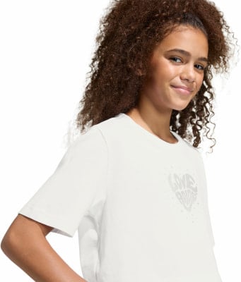 adidas JG GLAM T Dívčí tričko 100%CO