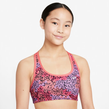 Nike Dri-FIT SWOOSH AOP sportovní podprsenka