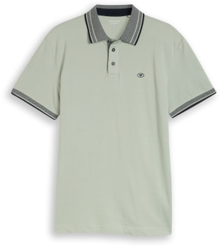 Tom Tailor Printed férfi galléros póló