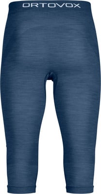 Blaue Damen-Thermounterhose von ORTOVOX mit Logo am Bund. Blaue Damen-Thermounterhose von ORTOVOX mit Logo am Bund.