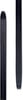 Zwei schwarze Skier mit Karbontextur nebeneinander auf weißem Hintergrund.