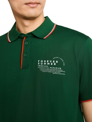 Tom Tailor Printed Polo férfi póló