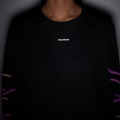 Salomon SHCOUT CORE LS Tee GFX Laufshirt langarm Salomon SHCOUT CORE LS Tee GFX Laufshirt langarm