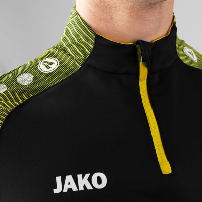 Jako Performance Langarmshirt mit Halfzip