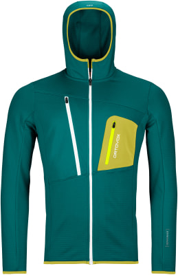 Ortovox Fleece Grid Fleecejacke mit Kapuze